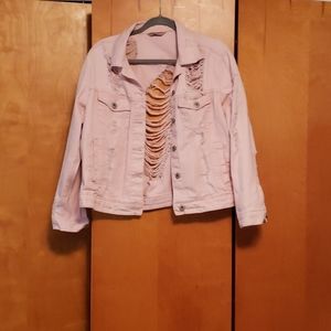 Highway jeans Ripped Women's  jean jacket size S